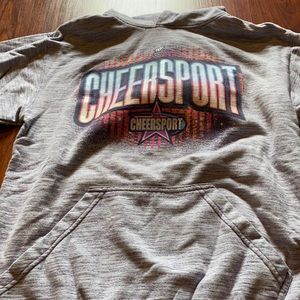 Grey cheersport hoodie